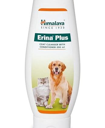 Himalaya Erina Plus Coat Cleanser With Conditioner For Dogs And Cats, 200 ml