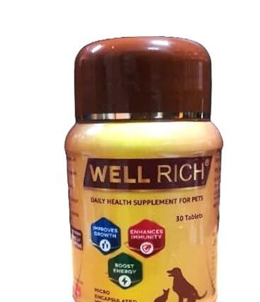 Skyec Advanced Well Rich Daily Health Supplement for Pets, 30 Tablets