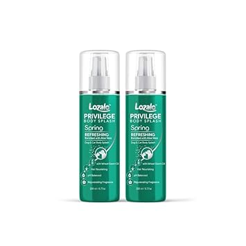 Lozalo Privilege Spring Dog Perfume Spray-200 ml for Dogs & Cats (Pack of 2)