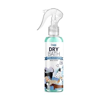 Lozalo Dry Bath, 200 ml Instant Instant Waterless Shampoo For Dogs, Cats (Pack of 1)