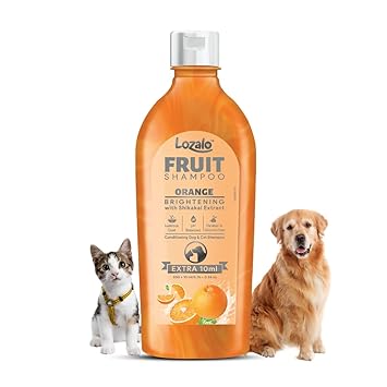 Lozalo Orange Fruit Pet Shampoo 200 ml for Dogs & Cats