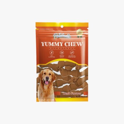 Petaholic Yummy Chew Knotted Dog Treats -Lamb Flavor