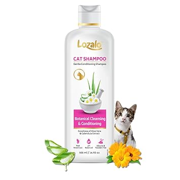 Lozalo Botanical Conditioning Cat Shampoo, 500 ml