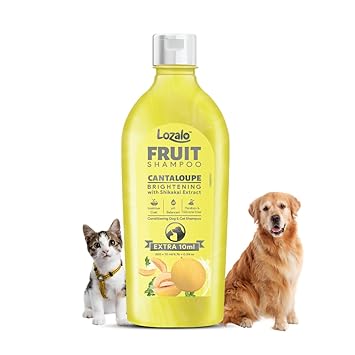 Lozalo Cantaloupe Fruit Pet Shampoo 200 ml for Dogs & Cats