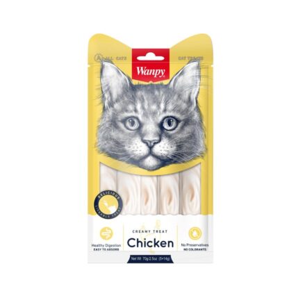 Wampy Creamy Treat for Cats - Chicken Flavor, 70g