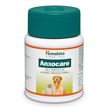 Himalaya Anxocare Vet 60 Tablets for Dogs & Cats (Pack of 2)