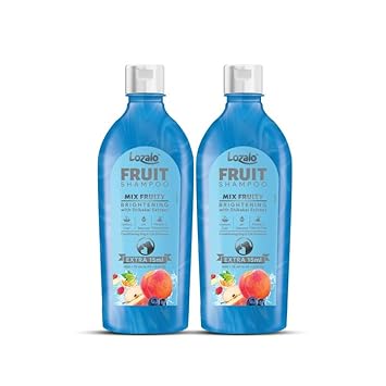 Lozalo MixFruit Pet Shampoo 500 ml for Dogs & Cats (Pack of 2)