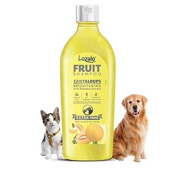 Lozalo Cantaloupe Fruit Pet Shampoo 500 ml for Dogs & Cats