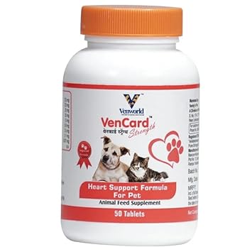VenCard Strengh Feed Supplement for Dogs & Cats, 50 Tablets