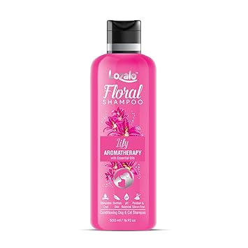 Lozalo Floral Lily Aromatherapy Pet Conditioning Shampoo- 500 ml for Dogs & Cats