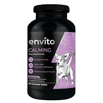 Envito Calming Dog Supplement, 60 Chewable Tablets