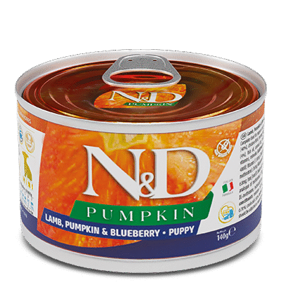 N&D Pumpkin Lamb Starter Puppy Mini, 140g Dog Wet Food (Pack of 3)