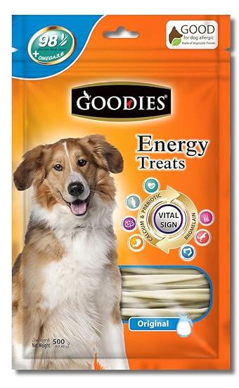 Goodies Calcium Milk Flavor Energy Treat, 500g for Dogs