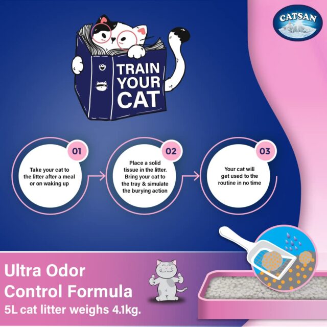 Catsan Ultra Odor Control Formula Ultra Clumping Cat Litter, 5L (4.1kg) - Image 5