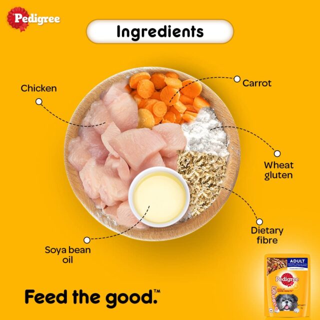PEDIGREE Adult Wet Dog Food, Grilled Liver Chunks Flavour in Gravy with Vegetables,70g - Image 3