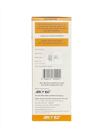 SkyEc Star Coat Skin and Coat Tonic for Dogs & Cats - Image 3
