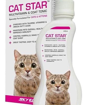 SkyEc Cat Star Multi Vitamin & Coat Tonic for Cats and Kittens