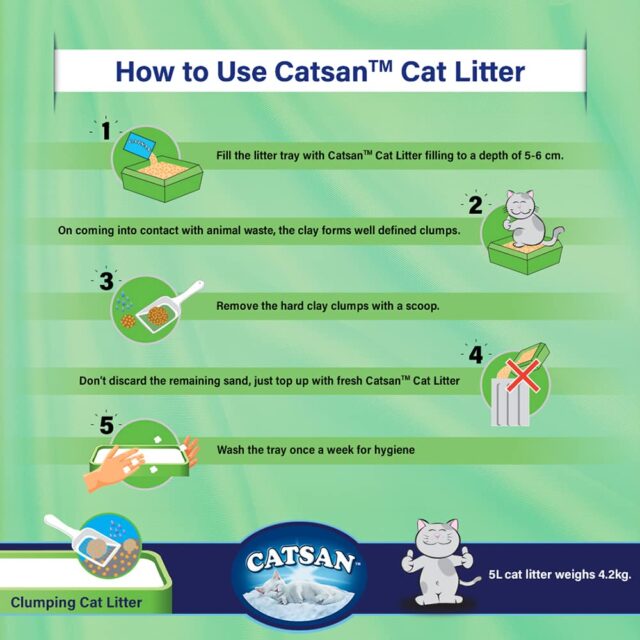 Catsan 100% Natural Clumping Cat Litter, 10l (8.4kg) - Image 8