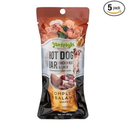 JerHigh Chicken Meat Liver Hot Dog Bar 150g