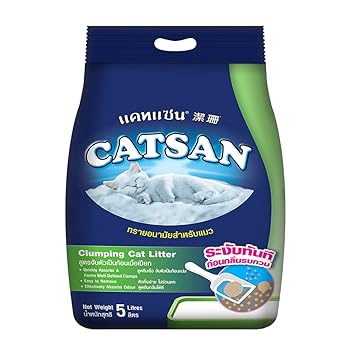 Catsan 100% Natural Clumping Cat Litter, 5l (4.2 kg)