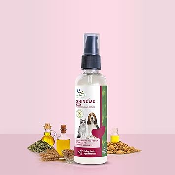 Natural Remedies Shine Me Up Natural Hair Serum for Dogs & Cats, 90 ml