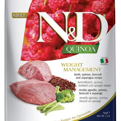 N&D Quinoa Weight Management Lamb Adult Dry Food for Cats