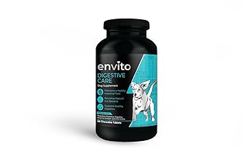 Envito Digestive Care Dog Supplement, 60 Chewable Tablets