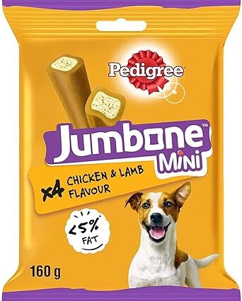 PEDIGREE JUMBONE Mini Adult Dog Treats, 160g