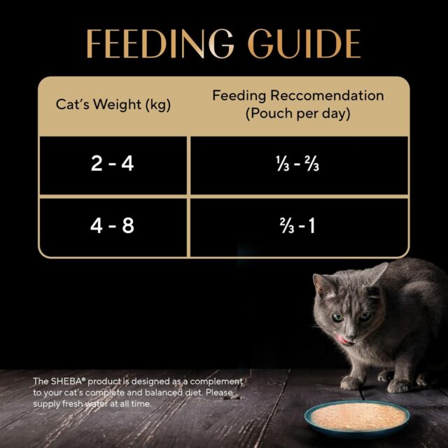 Sheba Rich Premium Adult (+1 Year) Fine Wet Cat Food, Chicken With Tuna In Gravy Pouch (24 x 70g) - Image 6