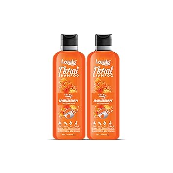 Lozalo Floral Tulip Aromatherapy Pet Conditioning Shampoo- 250 ml for Dogs & Cats (Pack of 2)