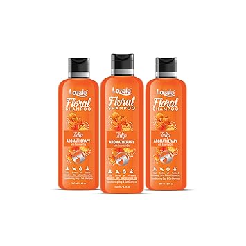 Lozalo Floral Tulip Aromatherapy Pet Conditioning Shampoo- 250 ml for Dogs & Cats (Pack of 3)