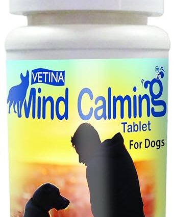 Vetina Mind Calming Tablet for Calming and Anxiety Relief Tablet for Dogs - 30 Tabs