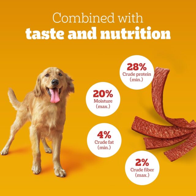 PEDIGREE MEAT JERKY Roasted Lamb Adult Dog Treat, 80g - Image 4