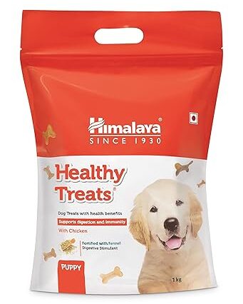 Himalaya Healthy Dog Biscuit Treats for Puppy with Chicken, 1kg