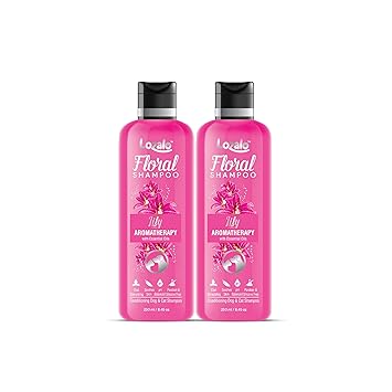 Lozalo Floral Lily Aromatherapy Pet Conditioning Shampoo- 250 ml for Dogs & Cats (Pack of 2)