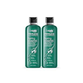 Lozalo Privilege Spring Hydrating Pet Conditioning Shampoo- 250 ml for Dogs & Cats (Pack of 2)