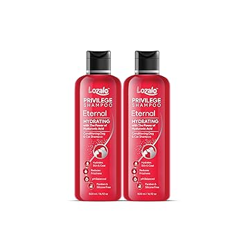 Lozalo Privilege Eternal Hydrating Pet Conditioning Shampoo- 500 ml for Dogs & Cats (Pack of 2)