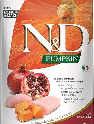 N&D Pumpkin Chicken Puppy Medium/Maxi Dry Dog Food