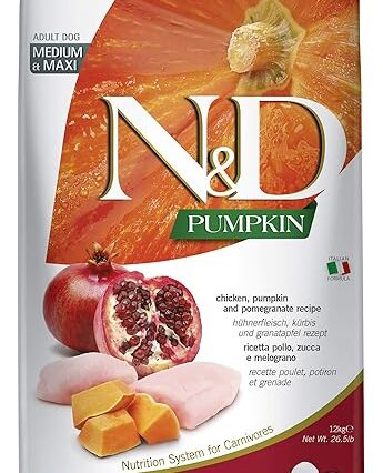 N&D Pumpkin Chicken Adult Medium/Maxi Dry Dog Food
