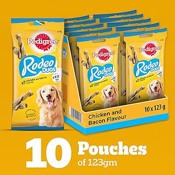 PEDIGREE Rodeo Duos Adult Dog Treat, 123g