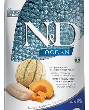 N&D Ocean COD, Pumpkin & Cantalope Melon Puppy Medi/Maxi Dry Dog Food