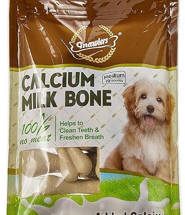Gnawlers Calcium Milk Bone 3" 12 in 1 Dog Treat