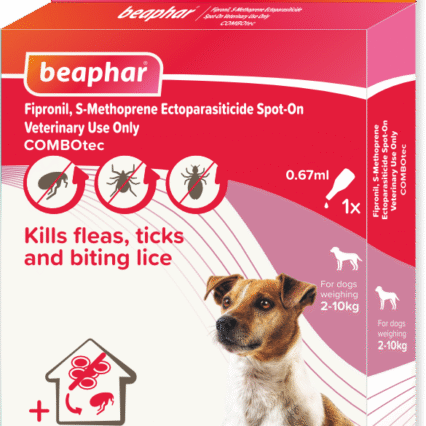 Beaphar Flea & Tick Spot On Combotec-Small Dog, 1 Pipette