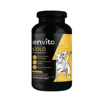 Envito Gold Dog Supplement, 60 Chewable Tablets