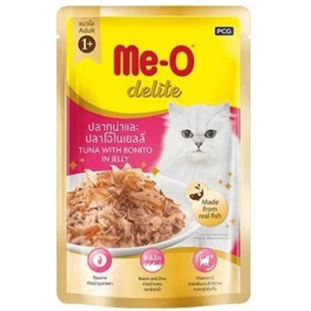 Me-O Delite Tuna with Bonito in Jelly Cat Wet Food, 70g - Image 2