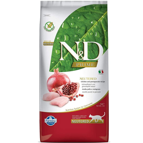 N&D Prime Neutered Chicken Adult Dry food for Cats
