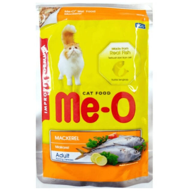 Me-O Mackerel Adult Cat Wet Food, 80g - Image 2