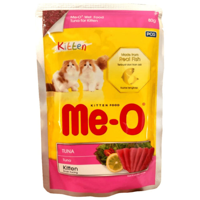 Me-O Tuna Kitten Cat Wet Food, 80g - Image 2