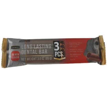 Goodies Long Lasting Dental Bar - Salmon Flavor, 85g (3Pcs) for Dogs