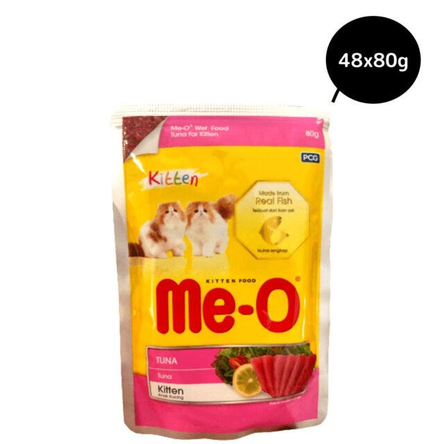 Me-O Tuna Kitten Cat Wet Food, 80g